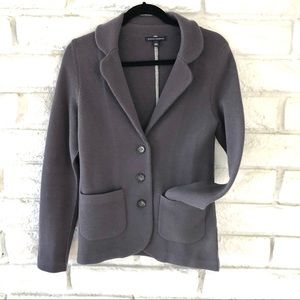 Banana Republic Purple Knit Blazer Sz M